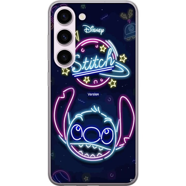 Samsung Galaxy S23 Genomskinligt Skal Stitch Neon