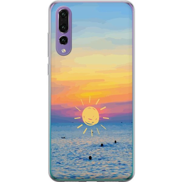 Huawei P20 Pro Gennemsigtig cover Solnedgang