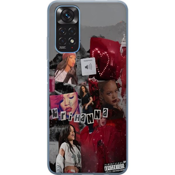 Xiaomi Redmi Note 11 Gennemsigtig cover Rihanna – Iconic Fas
