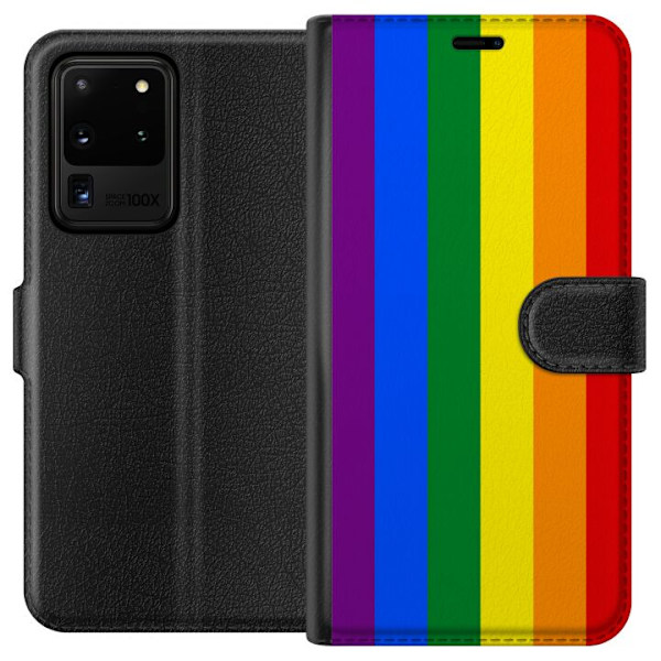 Samsung Galaxy S20 Ultra Tegnebogsetui Pride Flagga