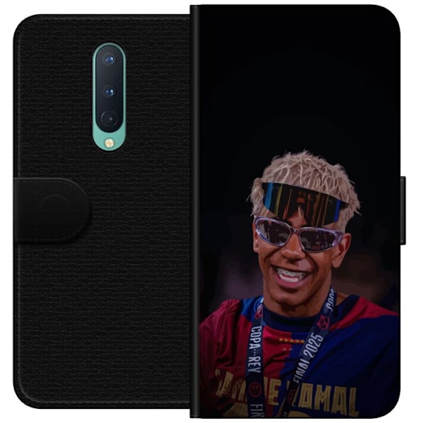OnePlus 8 Tegnebogsetui Lamine Yamal mobiltaske i elegant sportsdesign