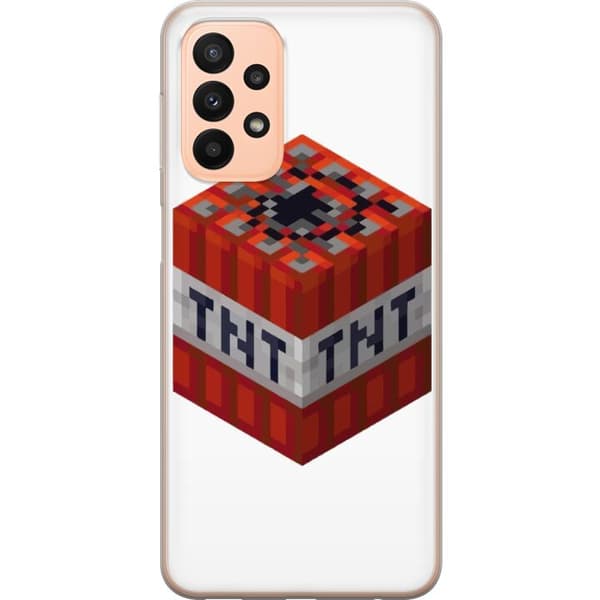 Kompatibelt Mobildeksel til Samsung Galaxy A23 Minecraft TNT