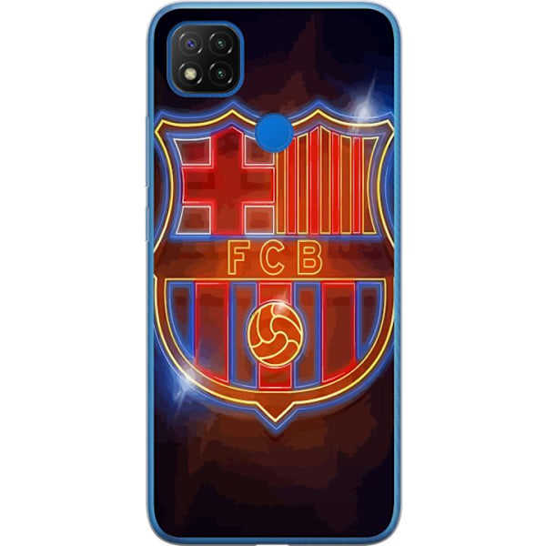 Xiaomi Redmi 9C Läpinäkyvä kuori FC Barcelona