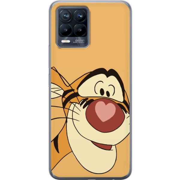 Realme 8 Läpinäkyvä kuori Tiger