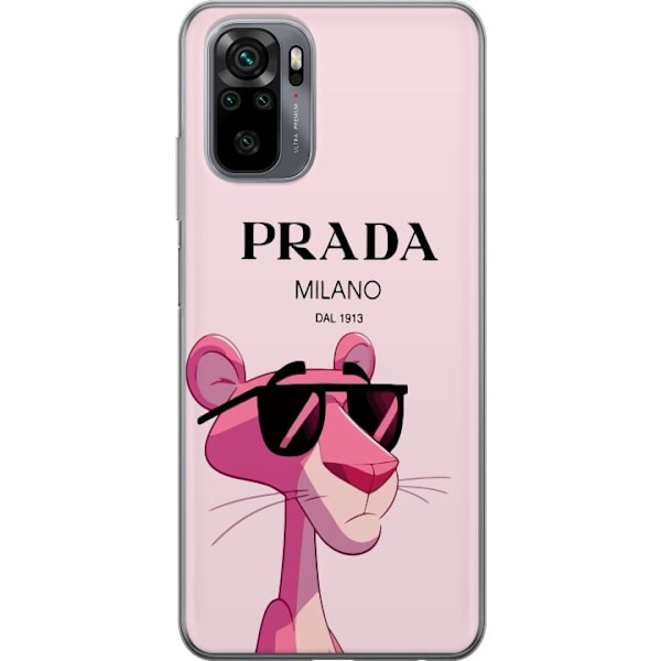 Xiaomi Redmi Note 10S Gjennomsiktig deksel Prada Rosa Panteren