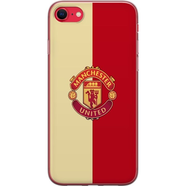 Apple iPhone 16e Läpinäkyvä kuori Manchester United