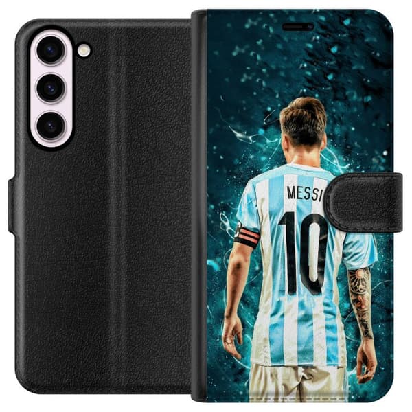 Kompatibelt Plånboksfodral till Samsung Galaxy S23+ Messi