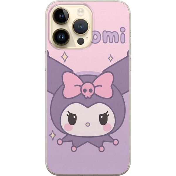 Apple iPhone 15 Pro Max Gjennomsiktig deksel Kuromi Kawaii