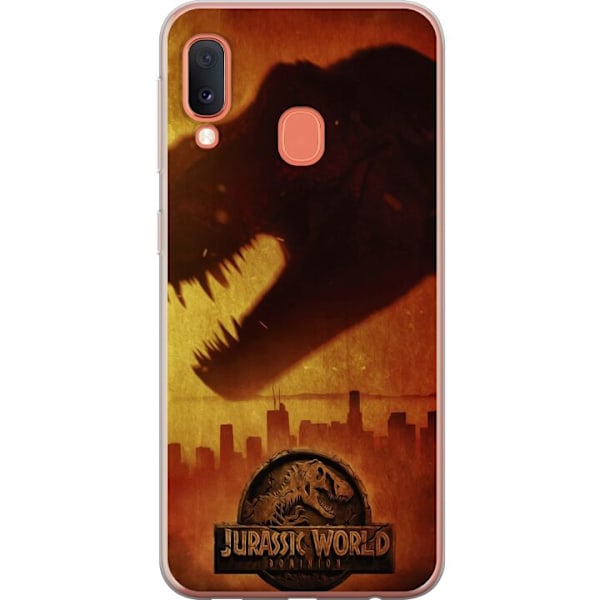 Samsung Galaxy A20e Genomskinligt Skal Jurassic World Dominion