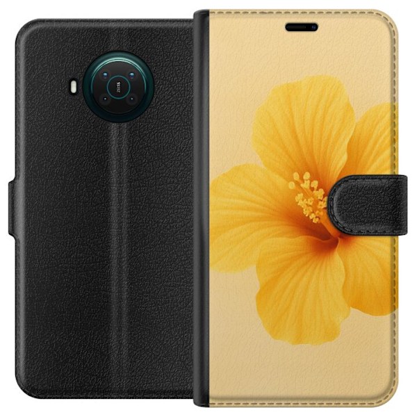 Nokia X10 Lompakkokotelo Lemon Zing