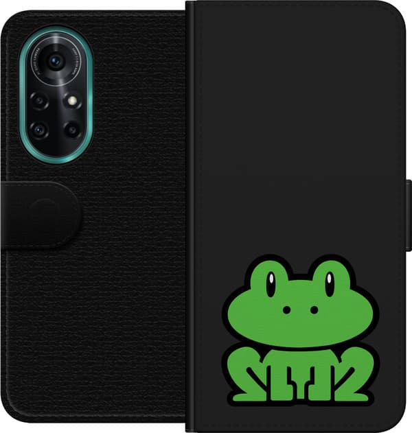 Kompatibelt Lommeboketui til Huawei nova 8 Pro Grön spelgroda grønn