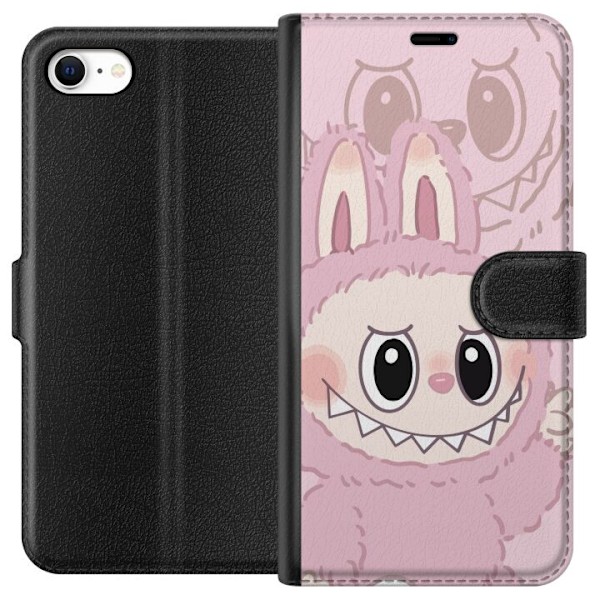 Apple iPhone 6 Plånboksfodral Labubu Floral Freak – Blommigt monster i vintage-stil
