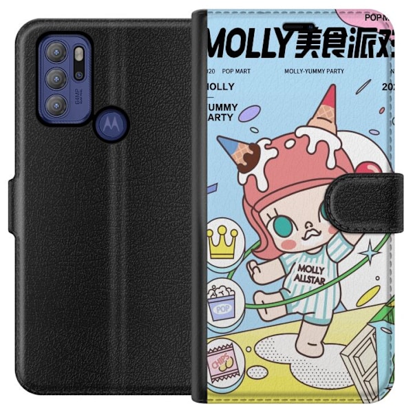 Motorola Moto G60S Lompakkokotelo Molly