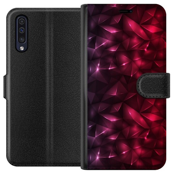 Samsung Galaxy A50 Lompakkokotelo Kiusoittava Punainen