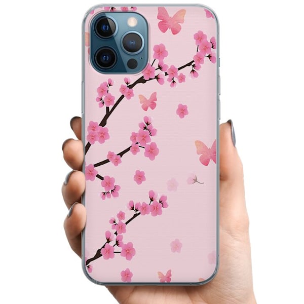 Apple iPhone 12 Pro TPU Mobilskal Blommor