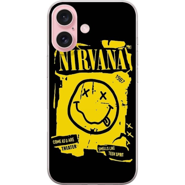 Apple iPhone 16 Läpinäkyvä kuori Nirvana