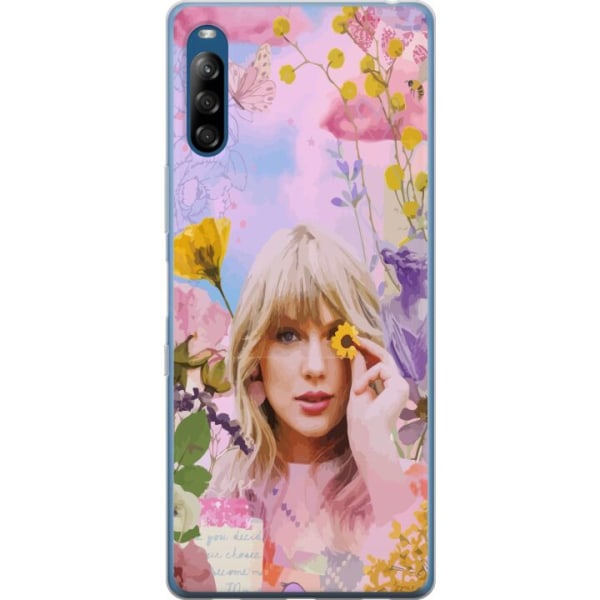 Sony Xperia L4 Genomskinligt Skal Taylor Swift - Blomma