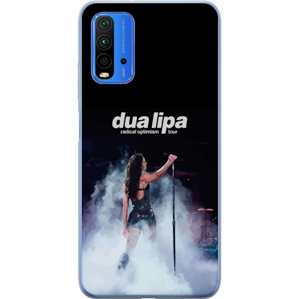 Xiaomi Redmi 9T Läpinäkyvä kuori Dua Lipa – Signature Loo
