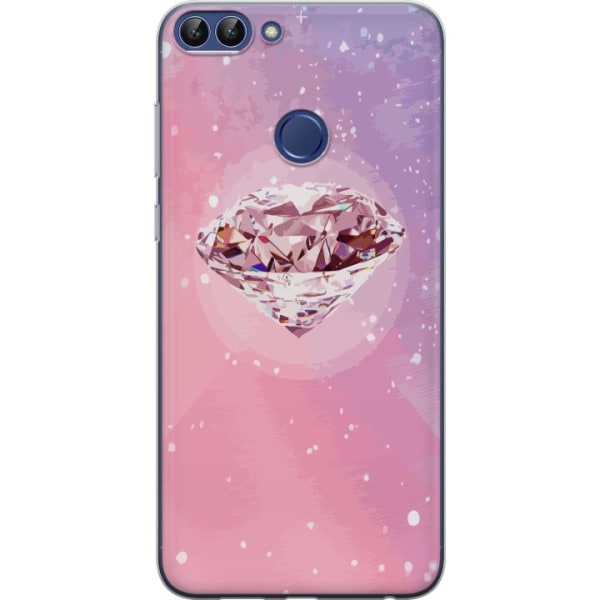 Huawei P smart Gennemsigtig cover Glitter Diamant