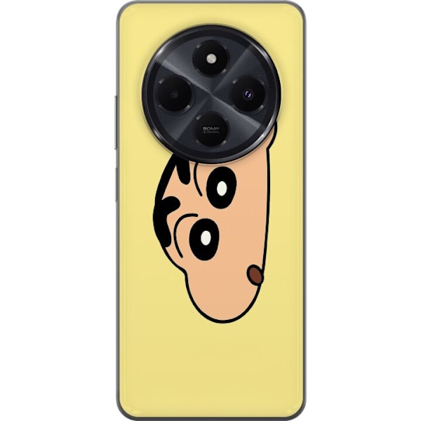 Xiaomi Redmi A4 Läpinäkyvä kuori Peeking Shinchan