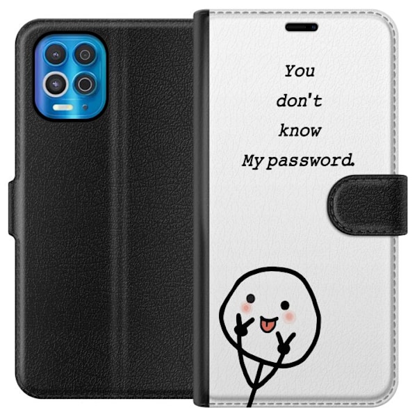 Motorola Edge S Plånboksfodral You Don’t Know My Password