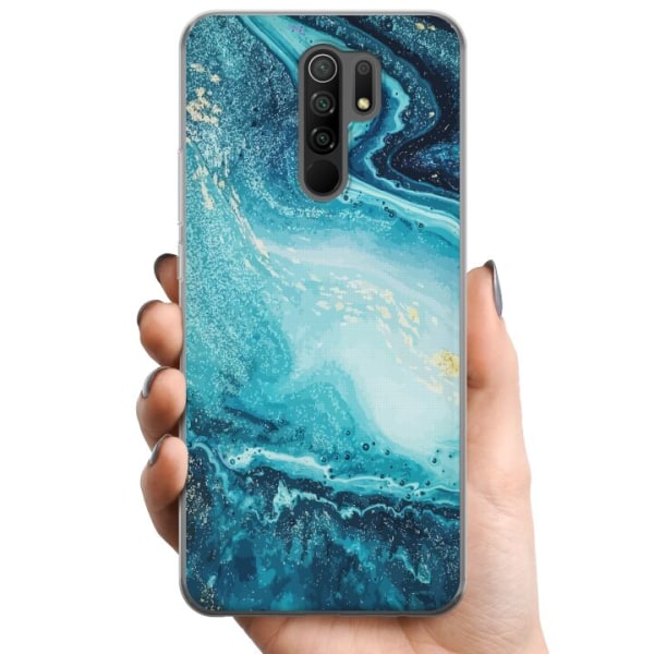 Xiaomi Redmi 9 TPU Mobildeksel Marmor