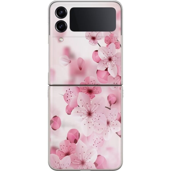 Samsung Galaxy Z Flip4 Premium cover Kirsebærblomst