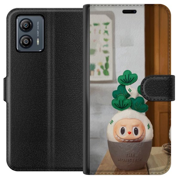 Motorola Moto G53 Tegnebogsetui MONSTRENE Uduelige Planter