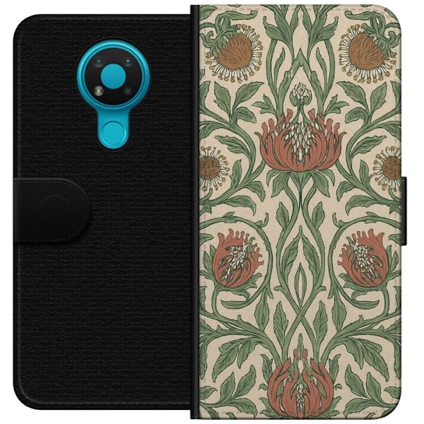 Nokia 3.4 Plånboksfodral Petal Details