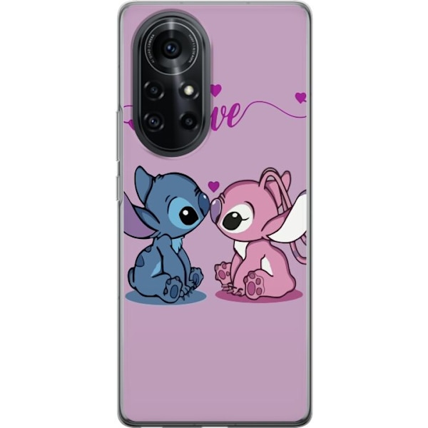 Huawei nova 8 Pro Läpinäkyvä kuori Lilo & Stitch – Angel