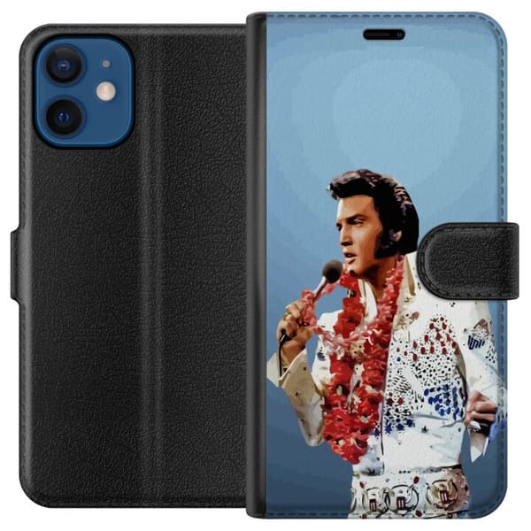 Kompatibelt Plånboksfodral till Apple iPhone 12 Elvis Presley
