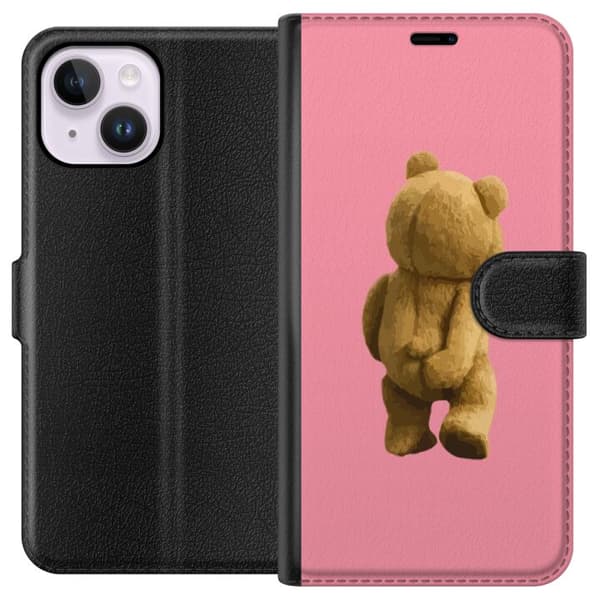 Kompatibel Tegnebogsetui til Apple iPhone 14 Plus Palm Angels Teddybjørn