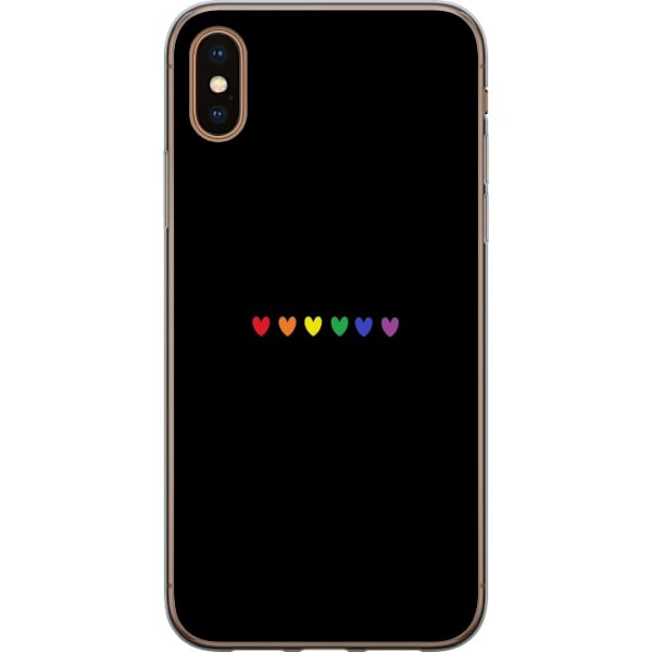Apple iPhone X Kuori / Matkapuhelimen kuori - Ylpeä Sydämet