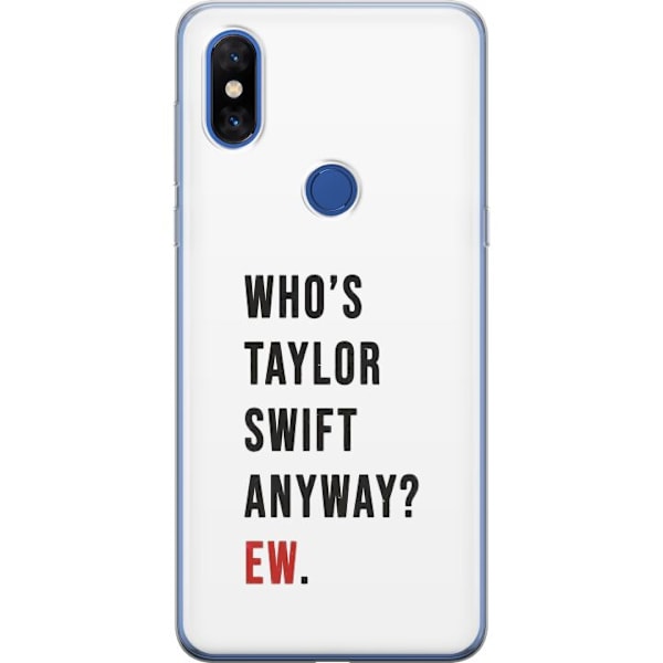 Xiaomi Mi Mix 3 Gennemsigtig cover Taylor Swift