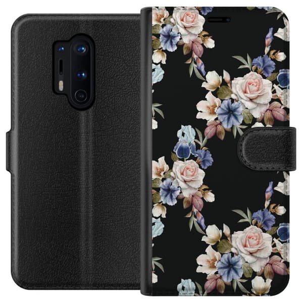 Kompatibelt Lommeboketui til OnePlus 8 Pro Blomstre