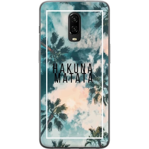 OnePlus 6T Gennemsigtig cover Hakuna Matata