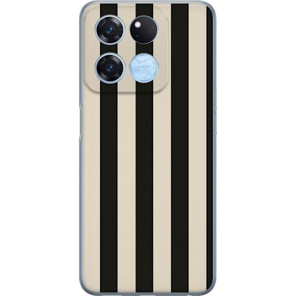 OnePlus Ace Racing Genomskinligt Skal Line Flow