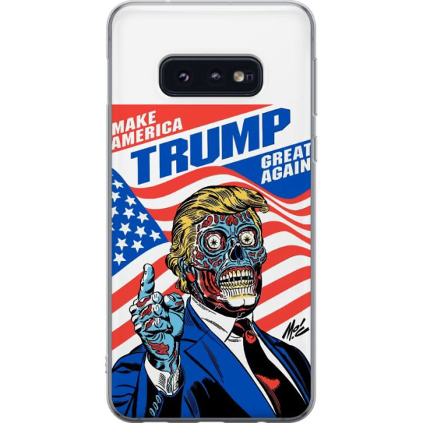 Samsung Galaxy S10e Genomskinligt Skal Trump