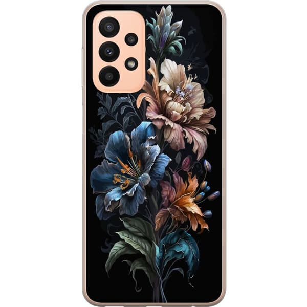 Kompatibelt Mobildeksel til Samsung Galaxy A23 Blomster