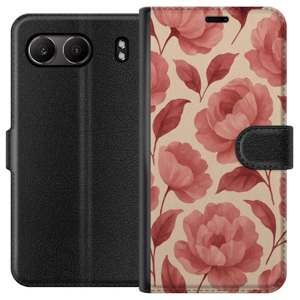 OnePlus Nord 4 Lompakkokotelo Ruusun Kukinta