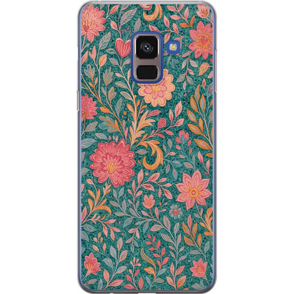 Samsung Galaxy A8 (2018) Gennemsigtig cover Floral Dream