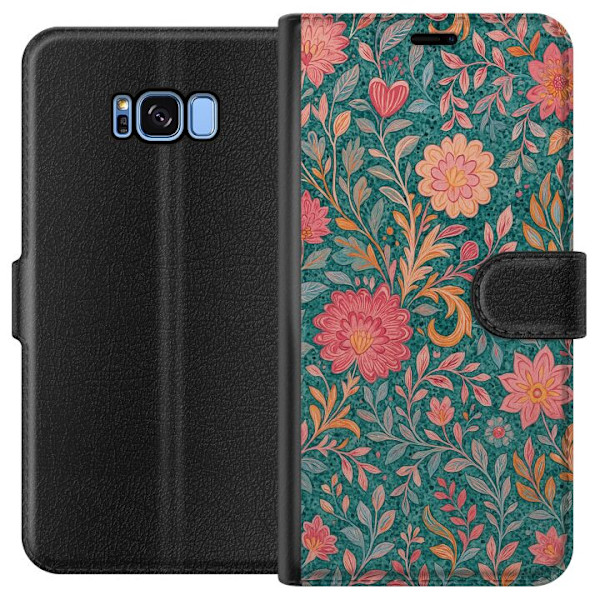 Samsung Galaxy S8 Lompakkokotelo Floral Dream