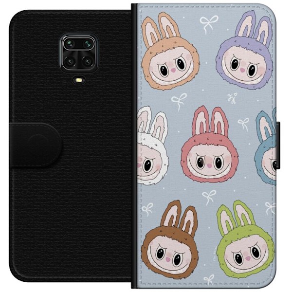 Xiaomi Redmi Note 9S Lompakkokotelo Tähtikuvioitu hirviöasen