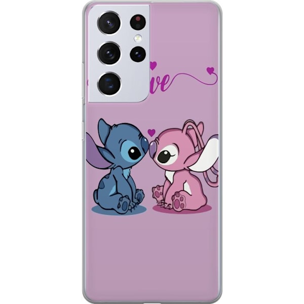 Samsung Galaxy S21 Ultra 5G Gennemsigtig cover Lilo & Stitch