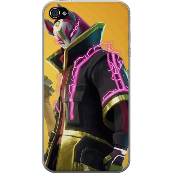 Apple iPhone 4 Läpinäkyvä kuori Fortnite