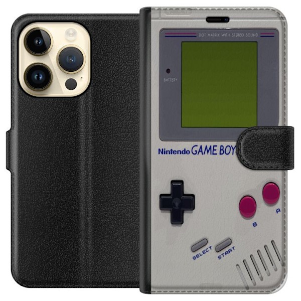 Apple iPhone 15 Pro Lompakkokotelo Game Boy