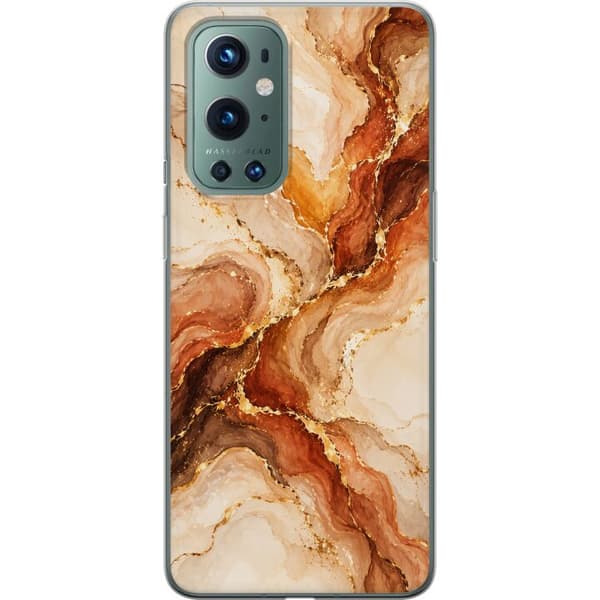 Kompatibelt Mobilskal till OnePlus 9 Pro Höstagat beige