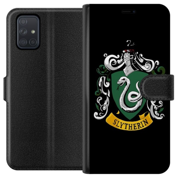 Samsung Galaxy A71 Tegnebogsetui Harry Potter - Slytherin