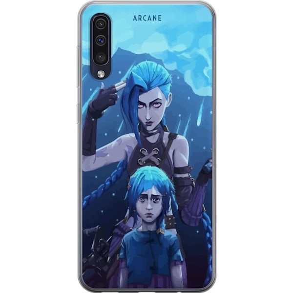 Samsung Galaxy A50 Genomskinligt Skal Arcane, League of Legend