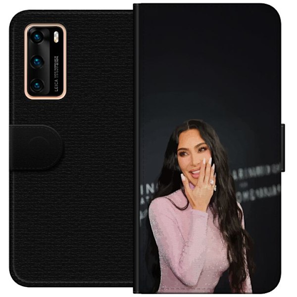 Huawei P40 Plånboksfodral Kim Kardashian – Trending Outfits